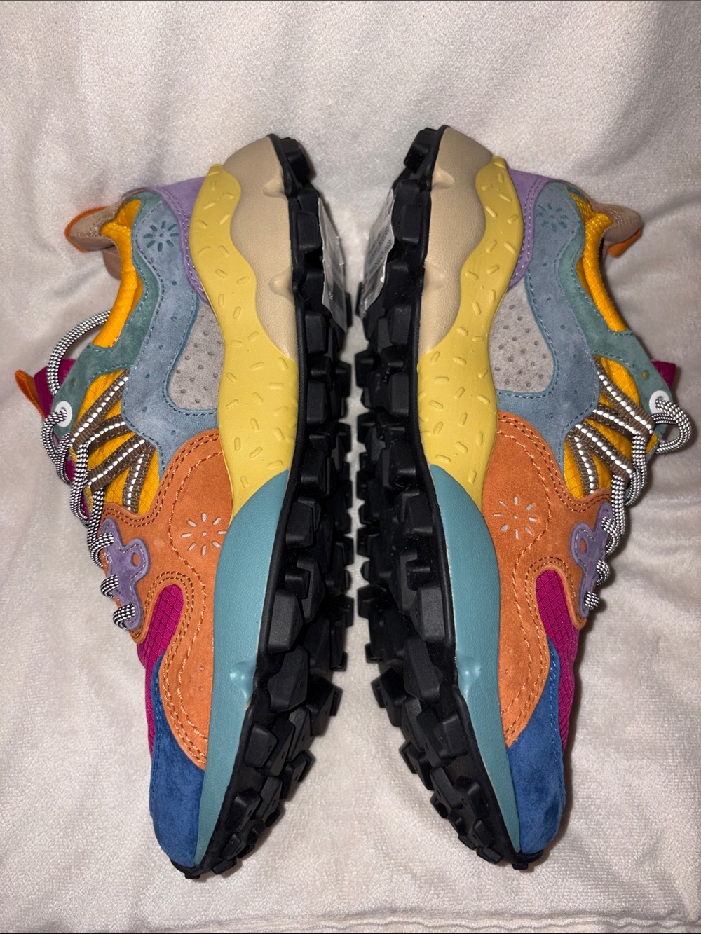 Flower Mountain YAMANO 3 WOMAN Sneakers in Orange- Raspberry- Black - Picture 14 of 16
